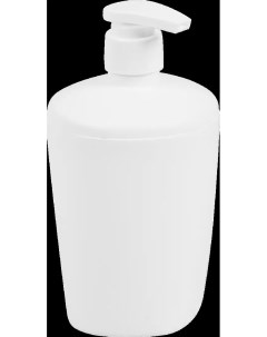 Дозатор для жидкого мыла Aqua цвет снежно белый Беросси
