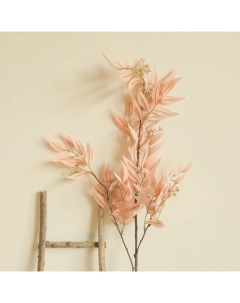 Искусственная ветка Бамбук 75 см полиэстер цвет розовый Nobrand