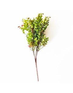 Искусственное растение Букетик 34x18 см пластик цвет зеленый Nobrand
