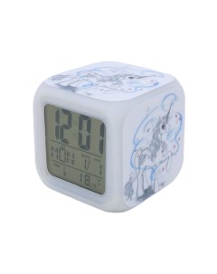 Часы будильник Единорог с подсветкой 1 Михимихи