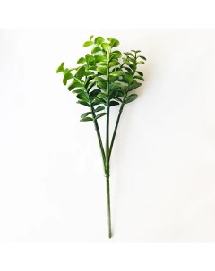 Искусственное растение эвкалипт 34x15 см пластик цвет зеленый Nobrand