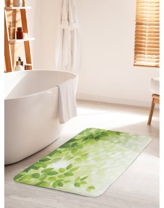 Коврик для ванной туалета Летняя зелень bath_36017_60x100 Joyarty