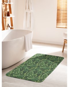 Коврик для ванной туалета Тропические листья bath_44262_60x100 Joyarty