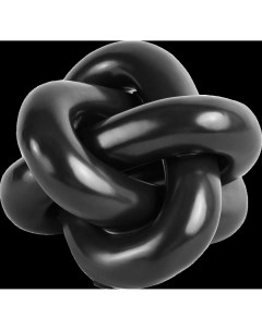 Декоративное изделие Узел бежево черный керамика 9 5x9x8 см Atmosphera