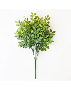 Искусственное растение Куст эвкалипта 36x22 см пластик цвет зеленый Nobrand