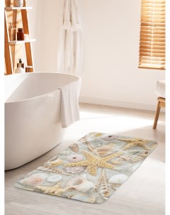 Коврик для ванной туалета Морские звезды среди ракушек bath_80508_60x100 Joyarty