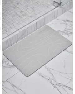 Коврик для ванной диатомитовый Каменный коврик прямоугольный 60х40 см Arloni
