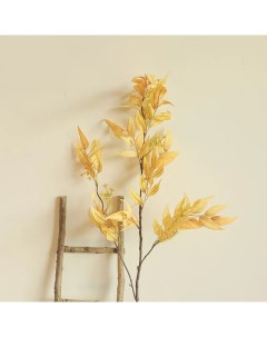 Искусственная ветка Бамбук 75 см полиэстер цвет желтый Nobrand