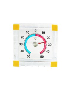 Термометр оконный биметаллический квадратный Nobrand