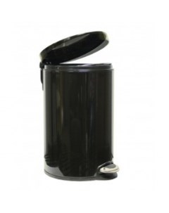 Корзина для мусора с педалью Lux 20 литров черная Binele