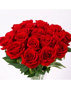 Розы искусственные 1 штука букет бархатных роз Nobrand
