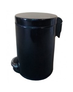 Корзина для мусора с педалью Lux 30 литров черная Binele