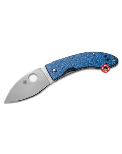 Складной нож Spyderco Lil Lum Blue Nishijin 205GFBLP Nobrand