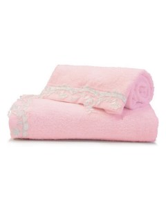 Полотенце банное Lace Лейс розовый размер 70х140 см Kariguz