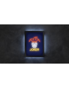 Постер Neon Joker 60х90 в тубусе Просто постер