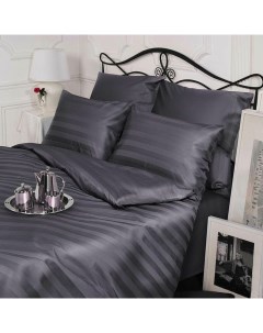Комплект постельного белья Graphite Stripe Графит страйп размер 1 5 спальный Kariguz