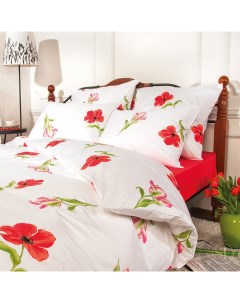 Комплект постельного белья Spring Melody Red Спринг мелоди ред размер 1 5 спальный Kariguz