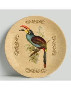Декоративная тарелка Винтаж Птицы 4 20 см Wortekdesign