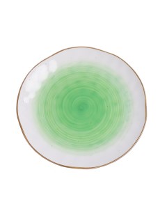Тарелка круглая d 21 см фарфор зеленый цвет The Sun P L P.l.proff cuisine