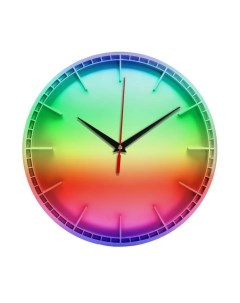 Настенные дизайнерские часы 3D Все цвета радуги Ideal