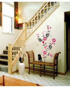 Виниловая наклейка на стену Цветущее дерево 60х90см PS58057 Home-decors