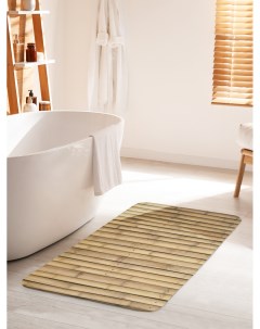Коврик для ванной туалета Прочный бамбук bath_4731_60x100 Joyarty
