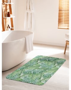Коврик для ванной туалета Сплошные листья bath_36061_60x100 Joyarty
