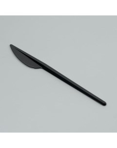 Нож Черный 16 5 см 100 шт Nobrand