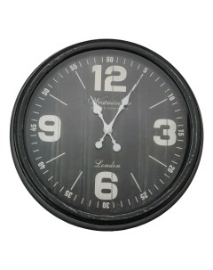CHRONO Часы настенные пластик 50 6x50 6x5 см 1xAA цвет черный арт 2 Ladecor