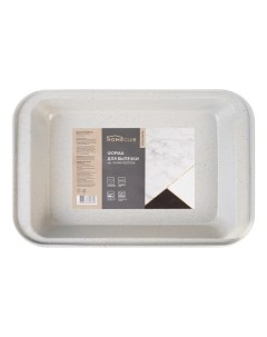 Форма для выпечки Homeclub White Marble 37 х 25 х 5 см Home club