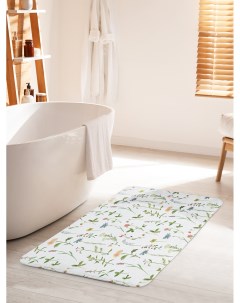 Коврик для ванной туалета Цветочная ботаника bath_31651_60x100 Joyarty