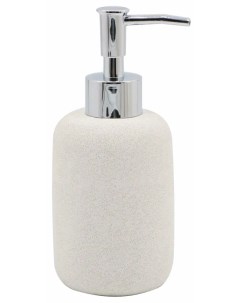 Дозатор для жидкого мыла Stone CM0065BA LD цвет белый Аквалиния