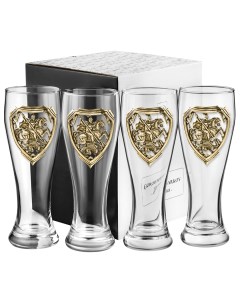 Набор 4 бокала для пива Георгий Победоносец 13000788 Город подарков