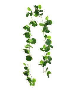 Искусственное растение Свисающая веточка 230 см цвет бело зеленый Nobrand