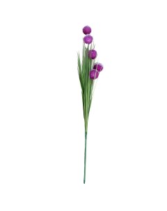 Искусственное растение Краспендия 6 см полиэстер фиолетовый Nobrand