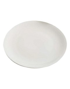 Тарелка десертная 18 см белая Nobrand