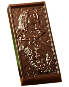 Пластиковая форма для шоколада Карта дама король Выдумщики