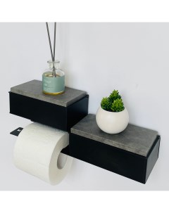Держатель для туалетной бумаги с двумя ящиками Molinardi creativo