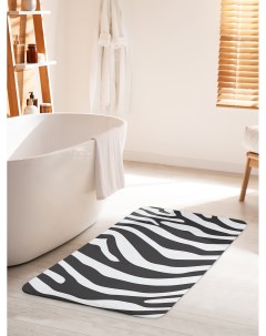 Коврик для ванной туалета Расцветка зебры bath_378797_60x100 Joyarty
