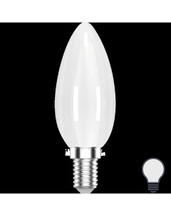 Лампа светодиодная E14 200 240 В 4 5 Вт свеча матовая 400 лм нейтральный белый свет Gauss
