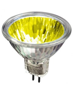 Лампа галогеновая 50W GU5 3 12V со стеклом CLRMR16 50WYELGU5 312V Vito