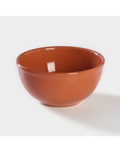 Салатник глинка 1 л диаметр 18 см цвет коричневый Ломоносовская керамика