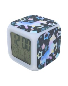 Часы будильник Единорог с подсветкой 22 Михимихи