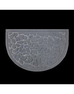 Коврик HR Lenzo 40x60 см резина цвет серый Inspire
