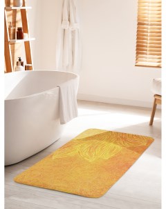 Коврик для ванной туалета Яркий цветочный узор bath_16085_60x100 Joyarty