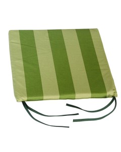 Подушка сидушка Тропикана влагостойкая 37х37х2 5 см зеленая Nobrand