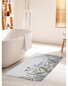 Коврик для ванной туалета Полевые цветы и травы bath_63427_60x100 Joyarty