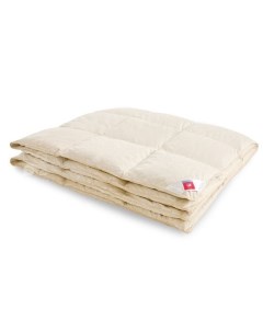 Одеяло кассетное пуховое легкое Камелия 110 х 140 см Бежевый Легкие сны