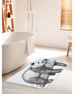 Коврик для ванной туалета Усталая панда bath_18108_60x100 Joyarty