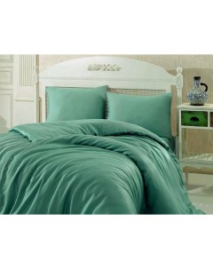 Постельное бельё тенсель 2 спальное 60S 4302 Зеленый Maktex